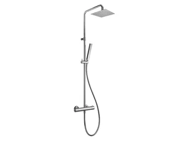 COLONNE DOCCIA 60126A - Wall-mounted shower panel with overhead shower _ Rubinetterie Frattini